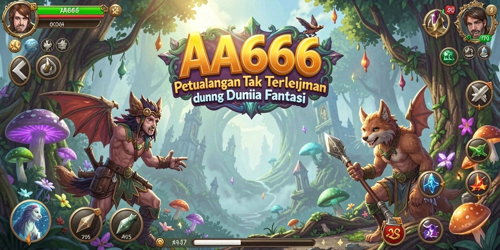 Screenshot utama AA666 menunjukkan gameplay yang seru dan penuh aksi.