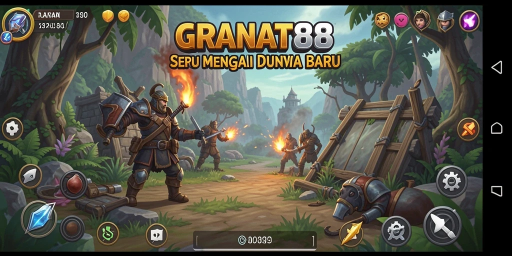 Tampilan gameplay GRANAT88 yang menarik dan penuh aksi.
