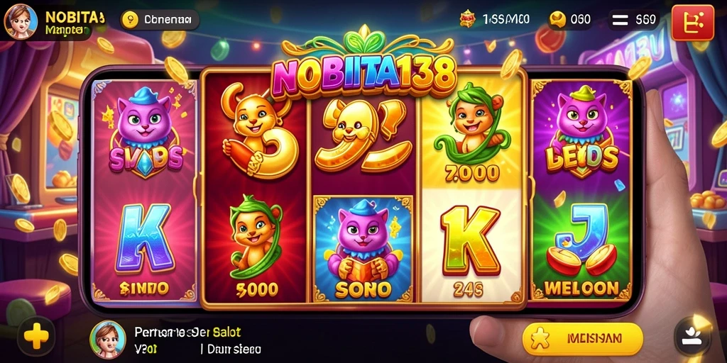 Gameplay menarik NOBITA138 yang penuh warna dan fitur slot.