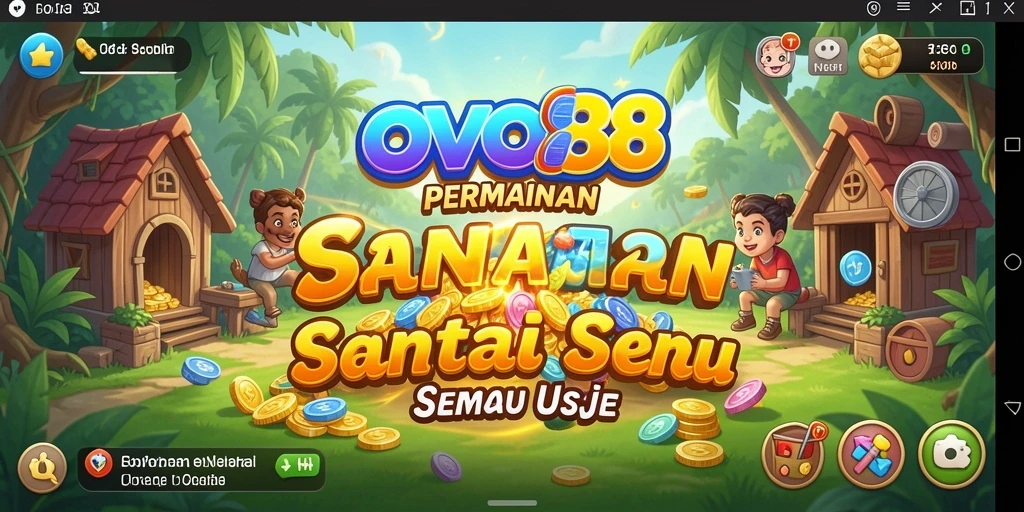 Tampilan gameplay OVO88 yang penuh warna dan menarik.