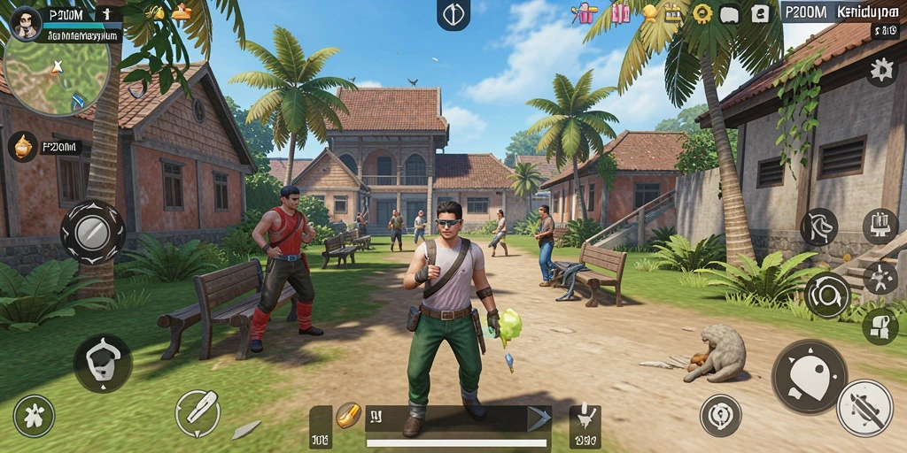 Gameplay interaktif P200M yang menarik dan seru.