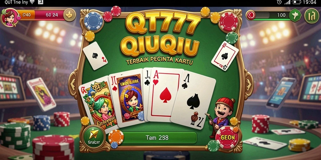 Tangkapan layar QT777 menampilkan aksi seru permainan QiuQiu yang menarik.