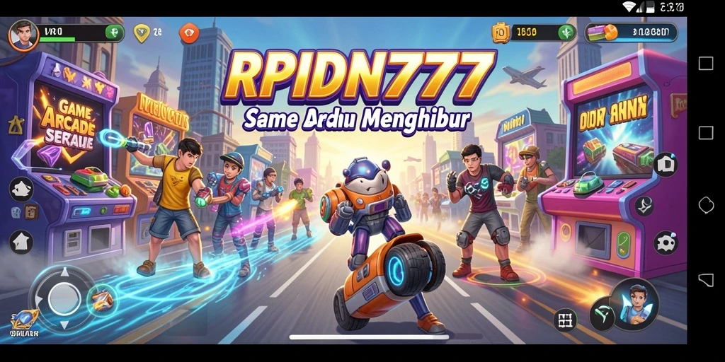 Screenshot gameplay RPIDN777 menunjukkan momen seru di level yang menantang.