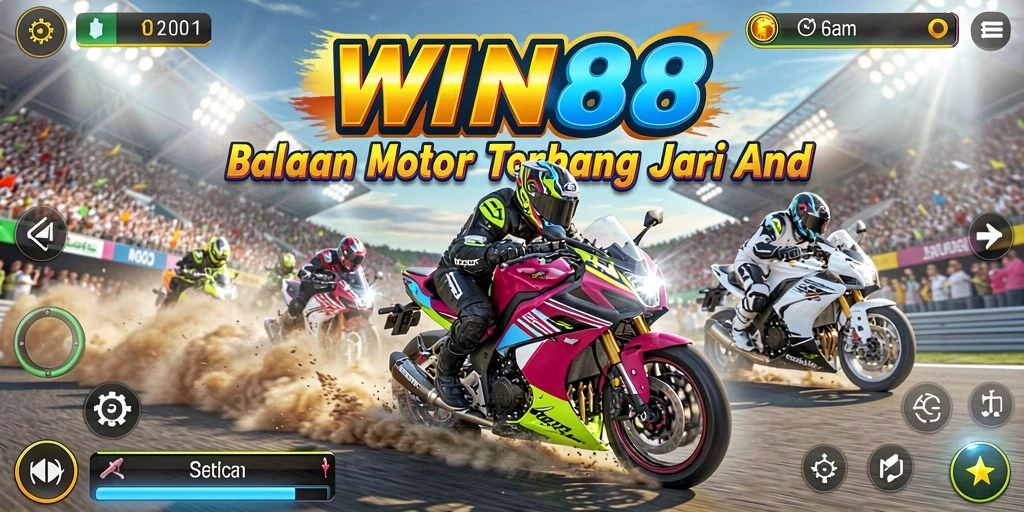 Tampilkan aksi balapan motocross yang seru dan mendebarkan.